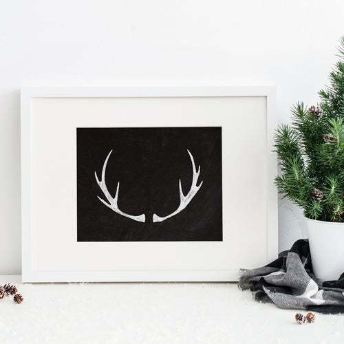 Antlers Art Print