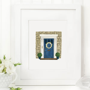 Blue Door Art Print