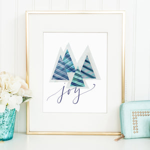 Festive Forest Art Print